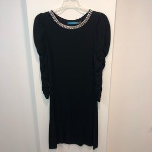 Alice + Olivia Black Sweaterdress